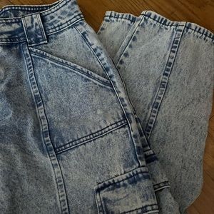 Wild Fable High rise acid wash straight leg jeans